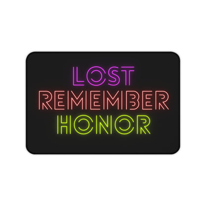 Desk Mat: Lost Remember Honor Black