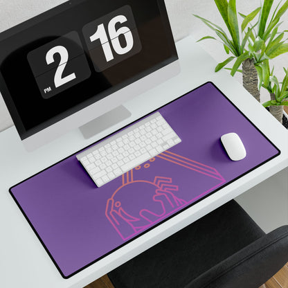 Desk Mats: Bowling Lite Purple