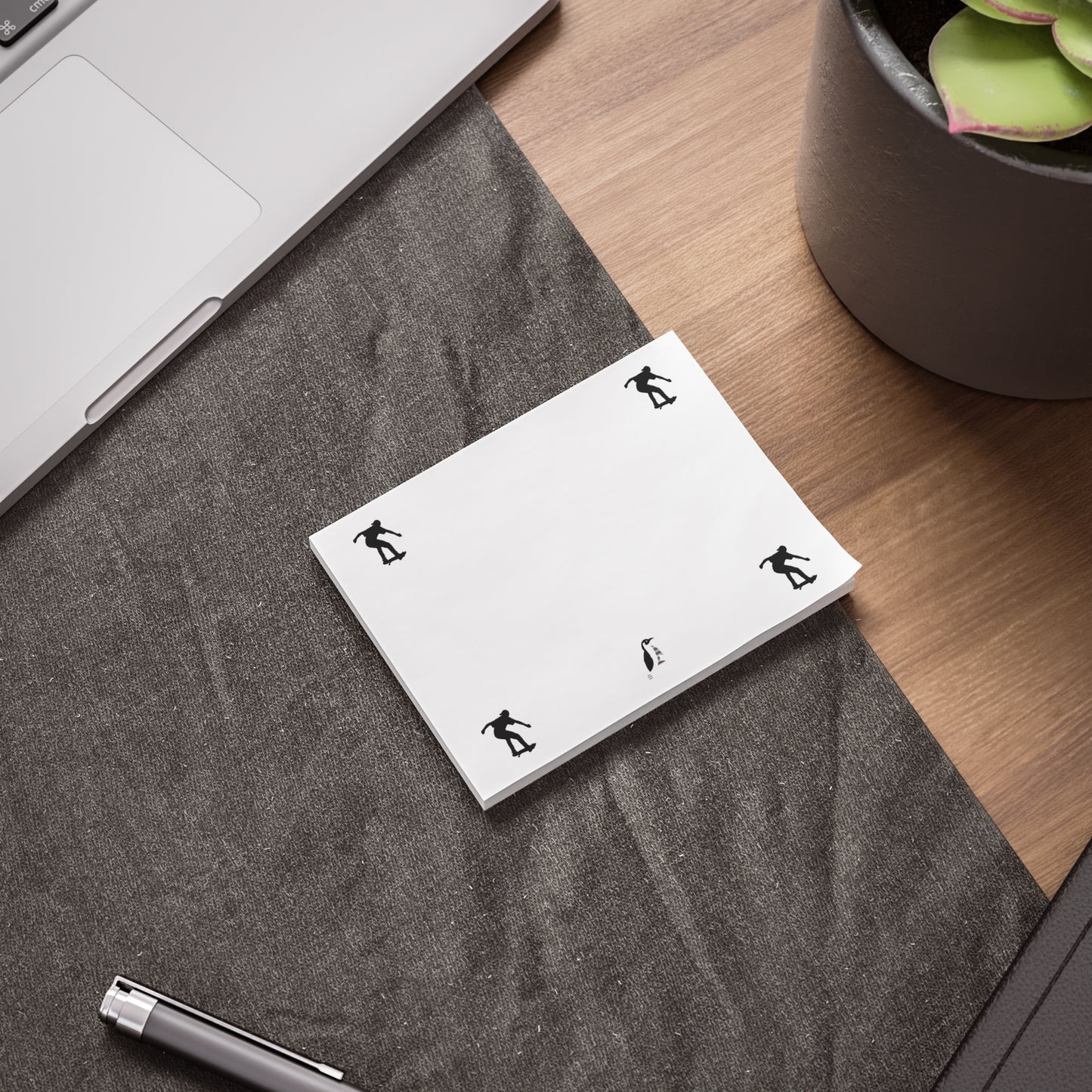 Post-it® Note Pads: Skateboarding White