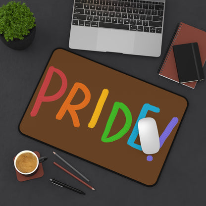 Desk Mat: LGBTQ Pride Brown