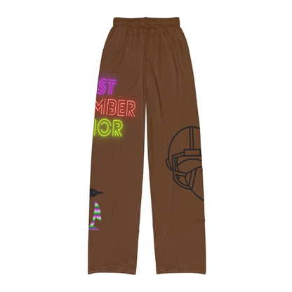 Pajama na pantalon ng mga bata: Football Brown 