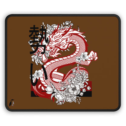 Gaming Mouse Pad: Dragons Brown