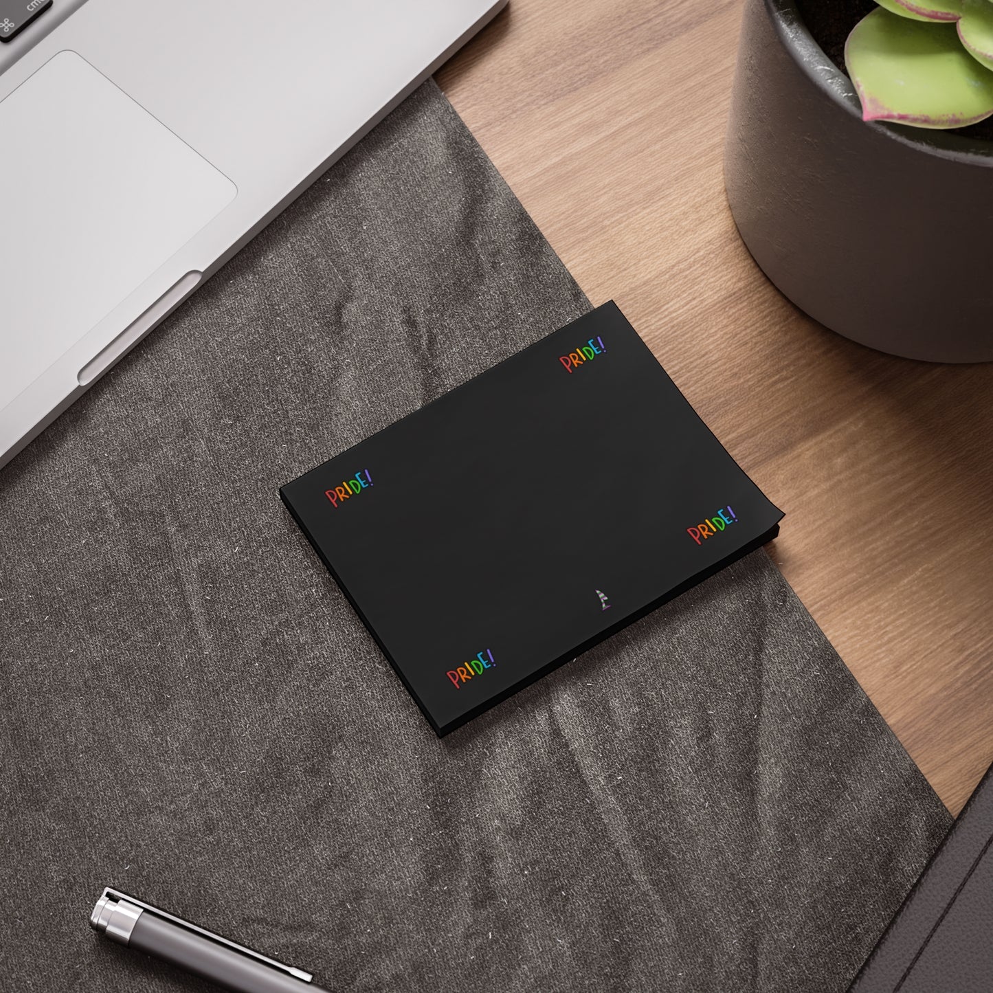 Post-it® Note Pads: LGBTQ Pride Black