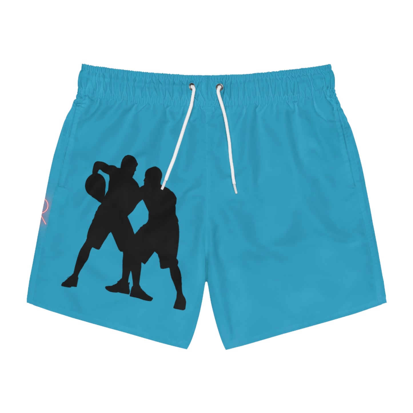 Swim Trunks: Basketball Turquoise