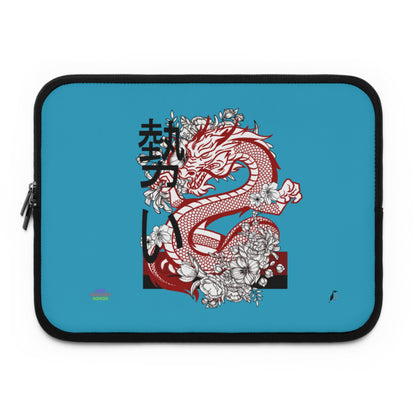 Laptop Sleeve: Dragons Turquoise