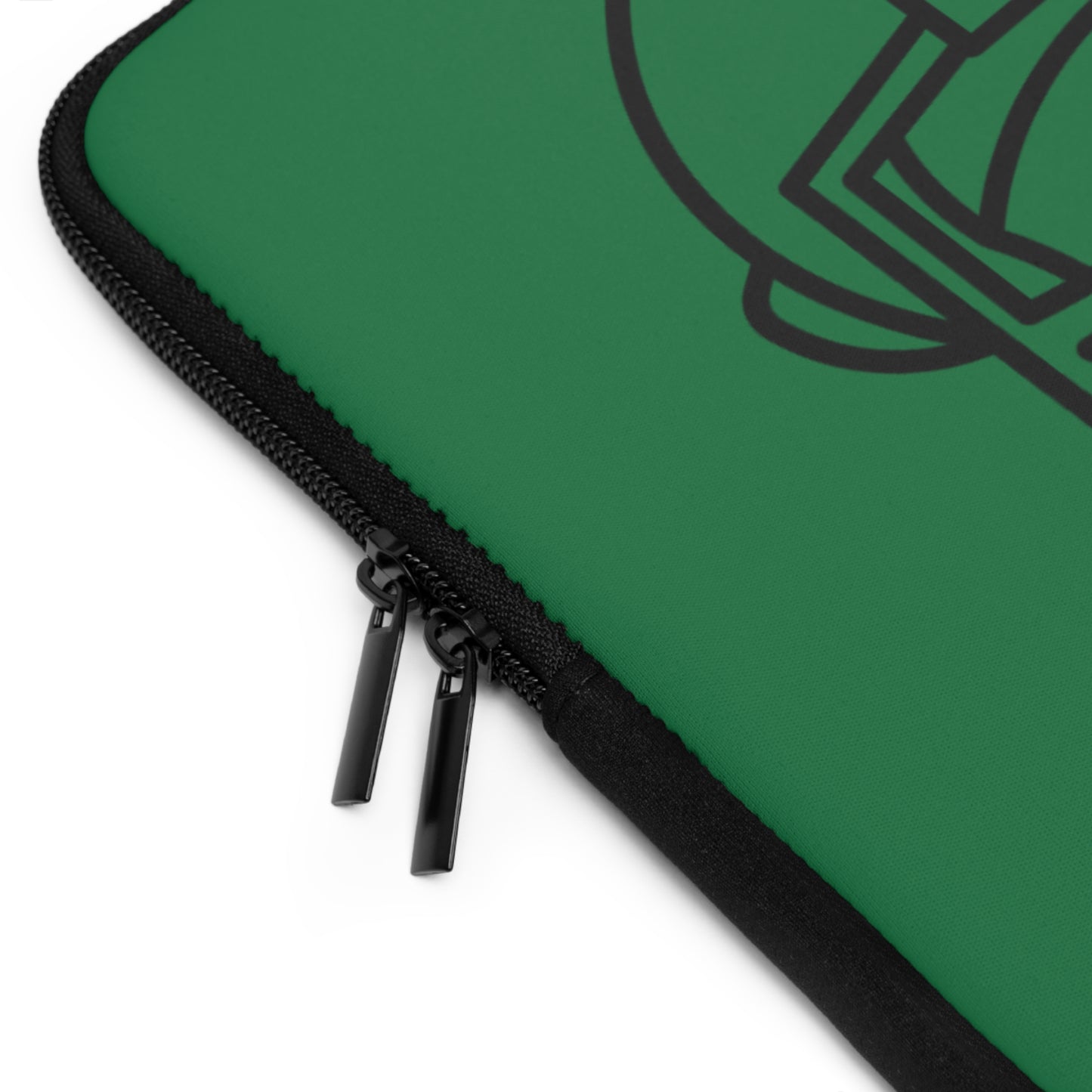 Laptop Sleeve: Football Dark Green