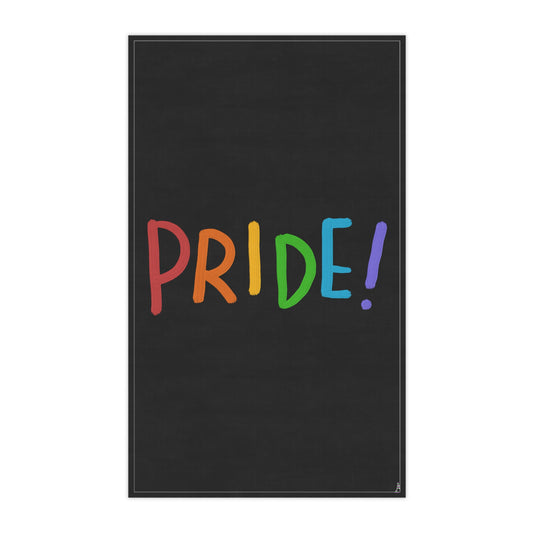 Kitchen Towel: LGBTQ Pride Black