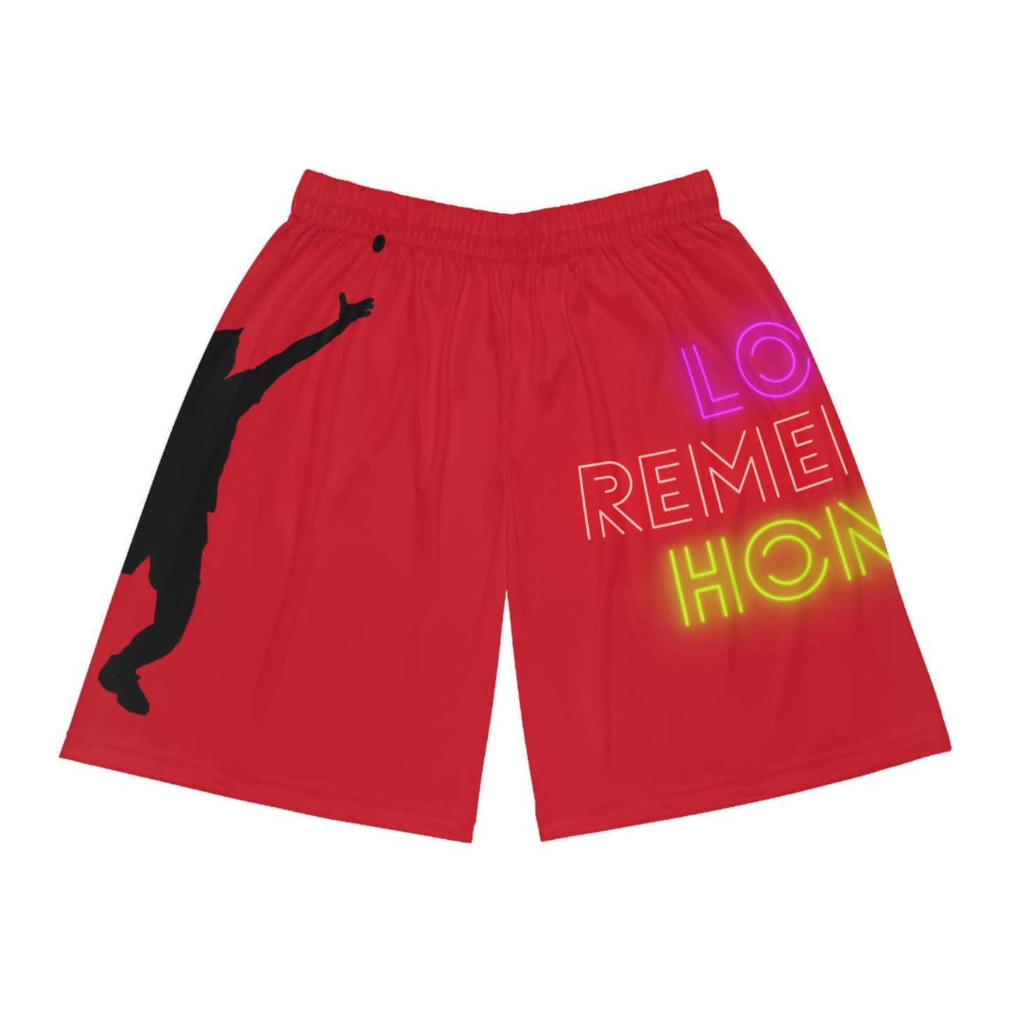 Basketball Shorts: Tennis Dark Red