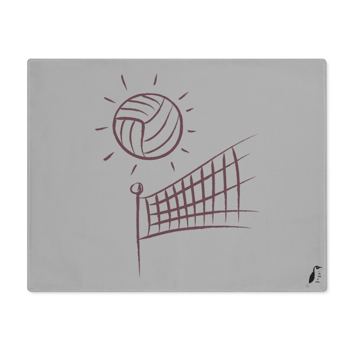 Placemat, 1pc: Volleyball Lite Grey