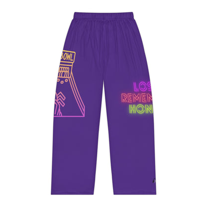 Women's Pajama Pants: Bowling Purple