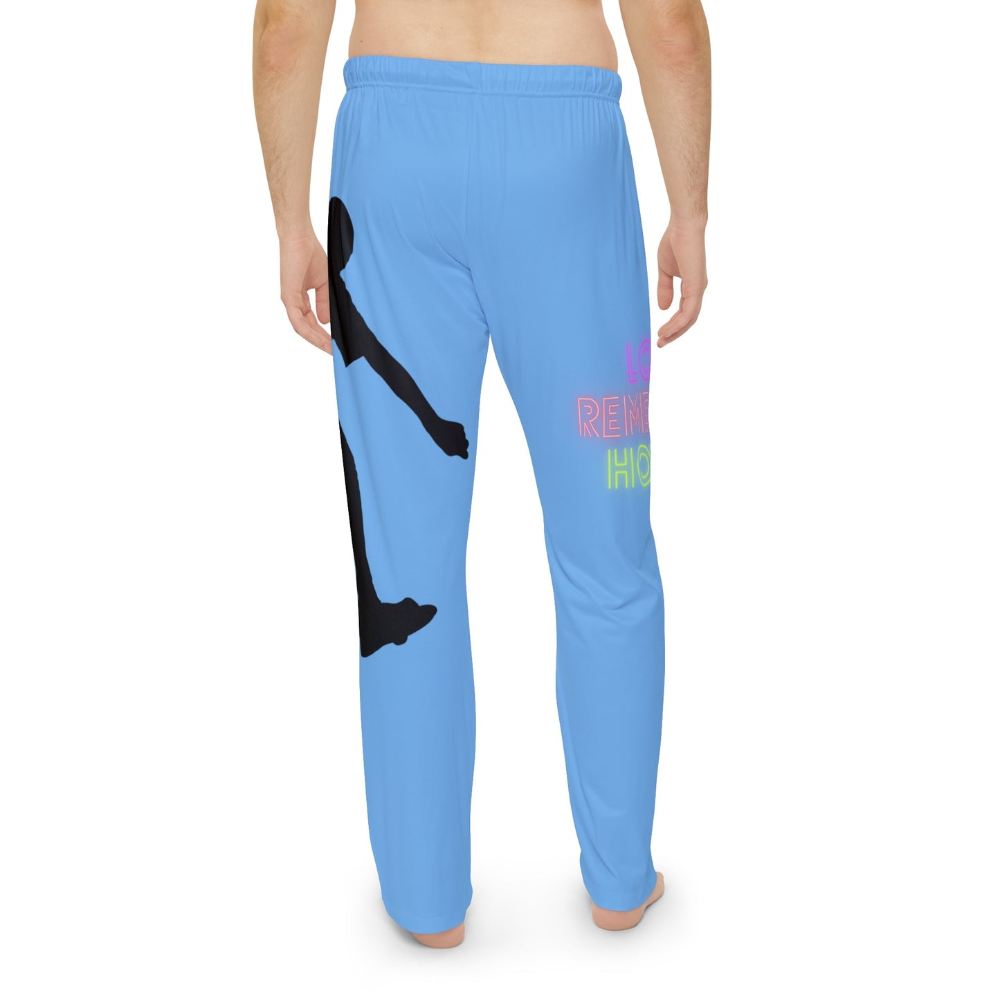 Men's Pajama Pants: Skateboarding Lite Blue