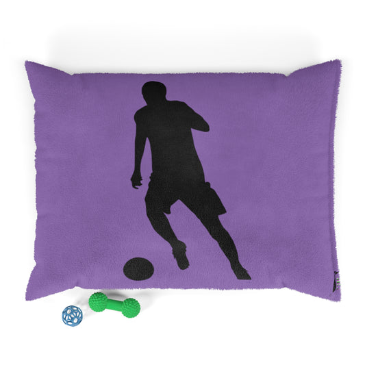 Pet Bed: Soccer Lite Purple