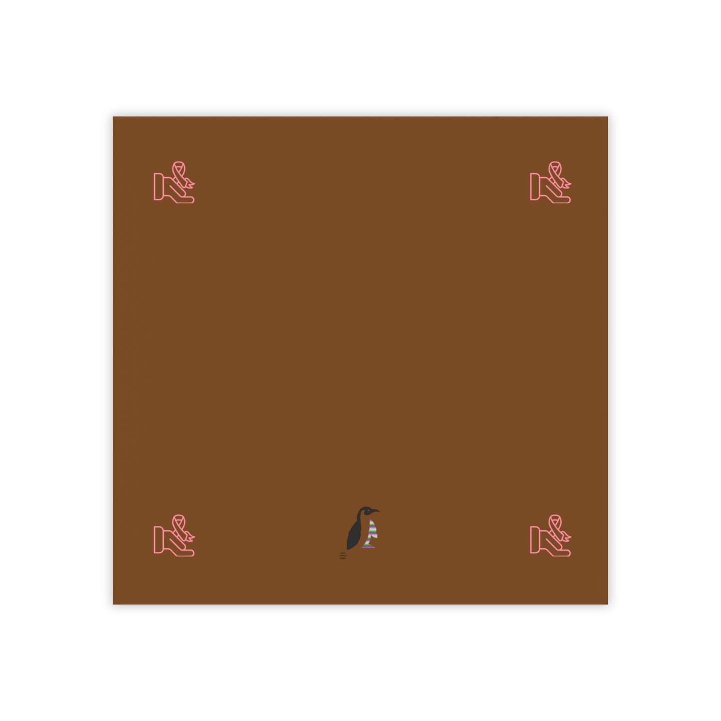 Post-it® Note Pads: Fight Cancer Brown