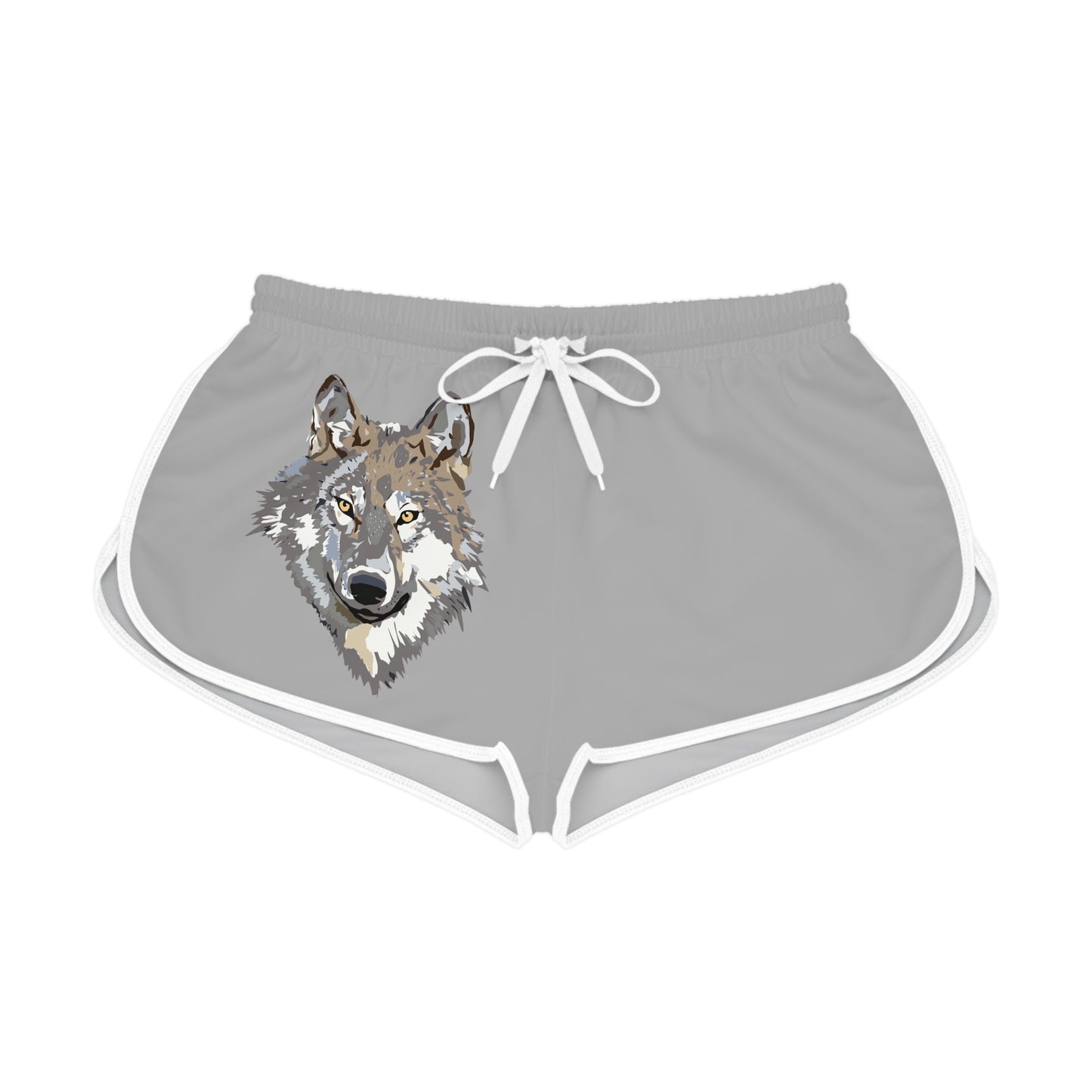 Women's Relaxed Shorts: Wolves Lite Grey