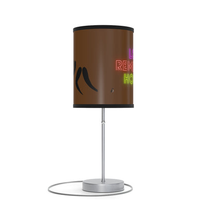 Lamp on a Stand, US|CA plug: Wrestling Brown