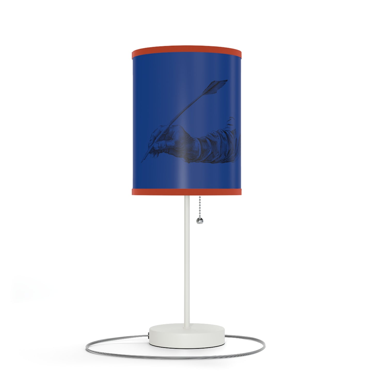 Lamp on a Stand, US|CA plug: Writing Dark Blue