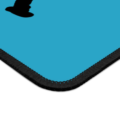 Gaming Mouse Pad: Baseball Turquoise