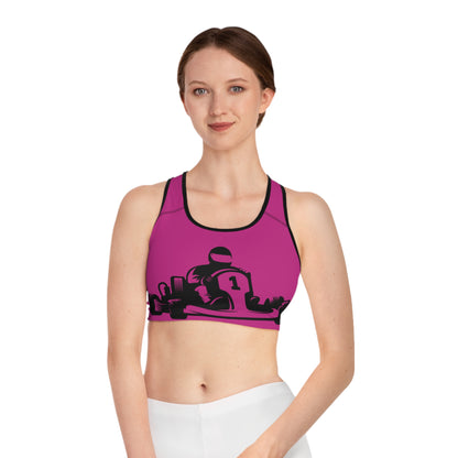 Sports Bra: Racing Pink