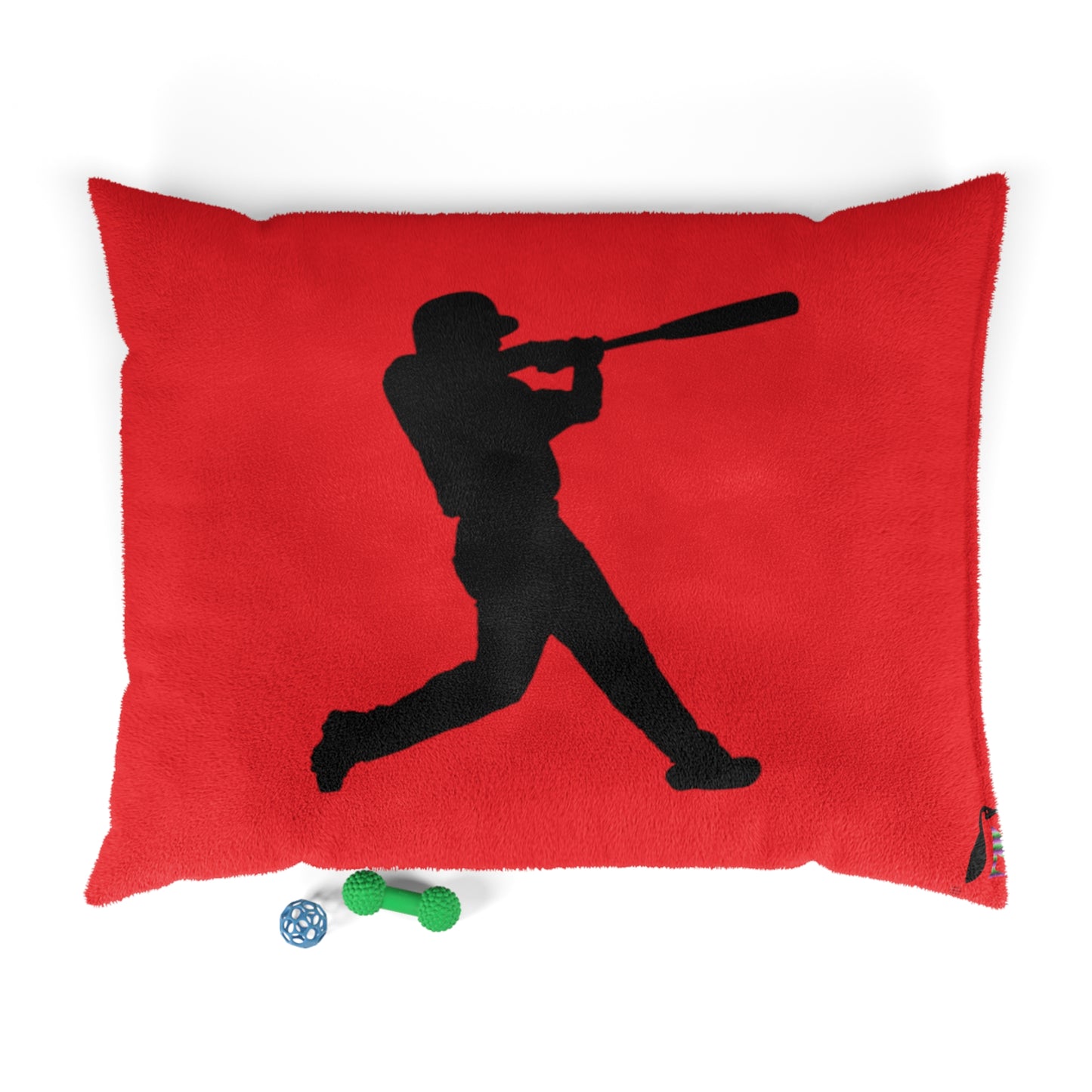 Pet Bed: Baseball Red