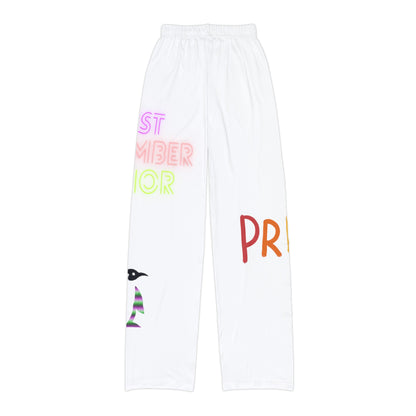 Pajama na Pantalon ng mga Bata: LGBTQ Pride White 