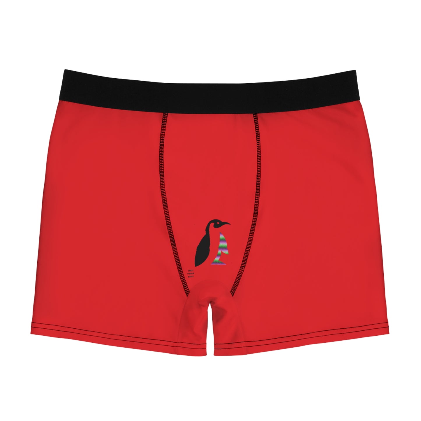 Men's Boxer Briefs: Wolves Red