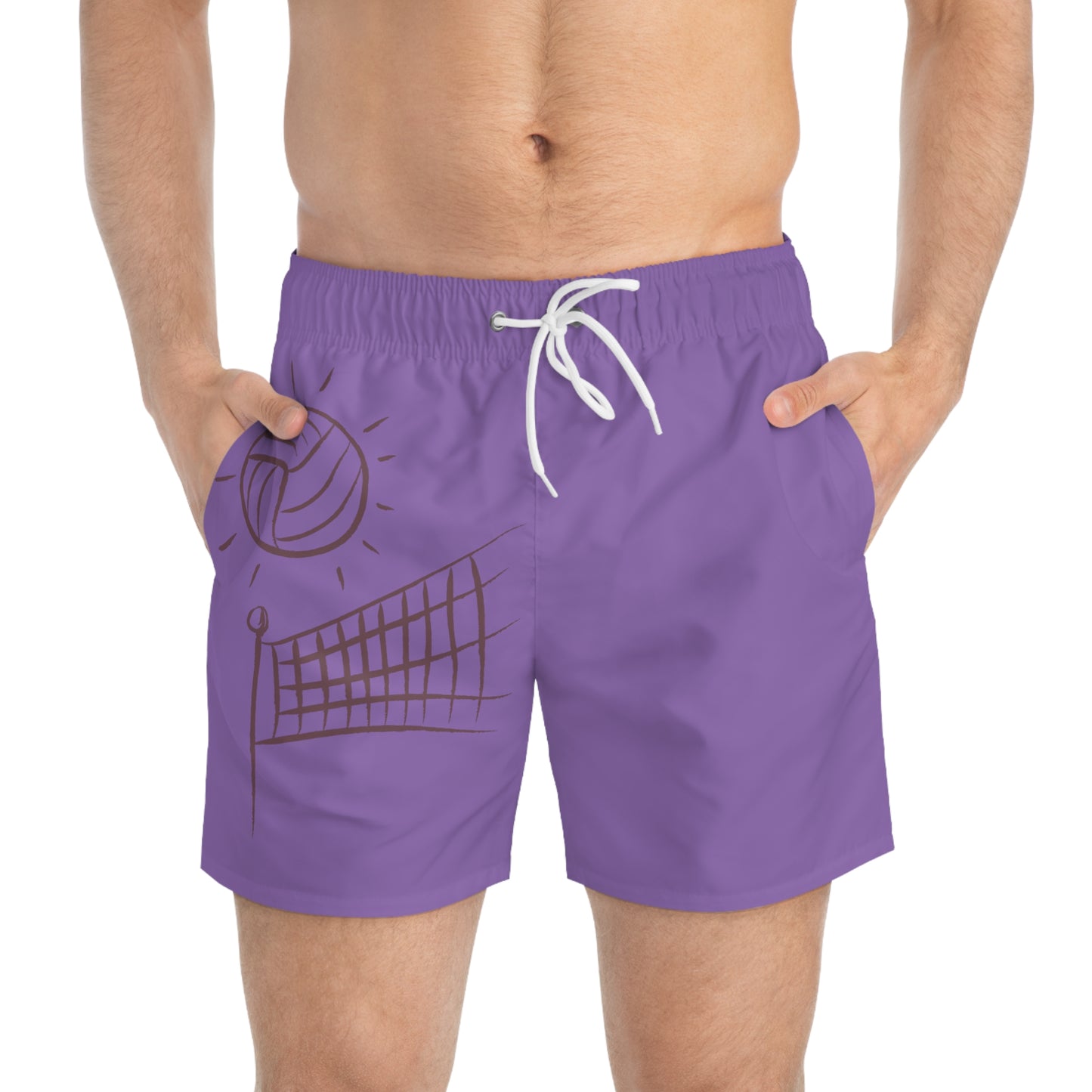 Swim Trunks: Volleyball Lite Purple