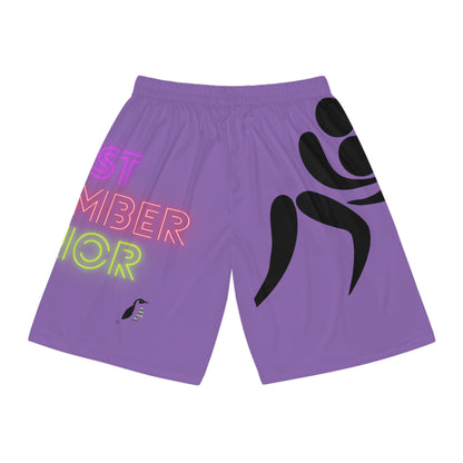 Basketball Shorts: Wrestling Lite Purple