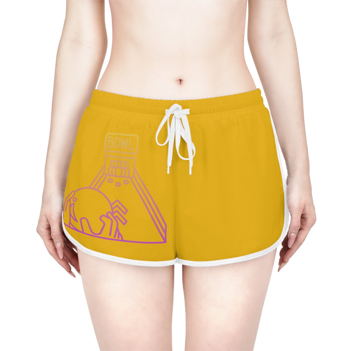 Women's Relaxed Shorts: Bowling Yellow