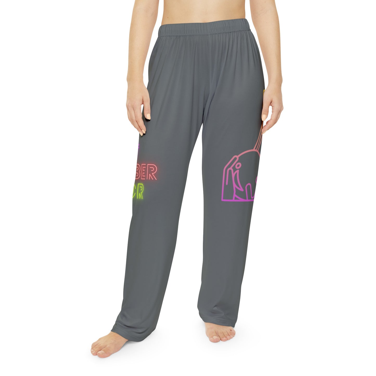 Women's Pajama Pants: Bowling Dark Grey