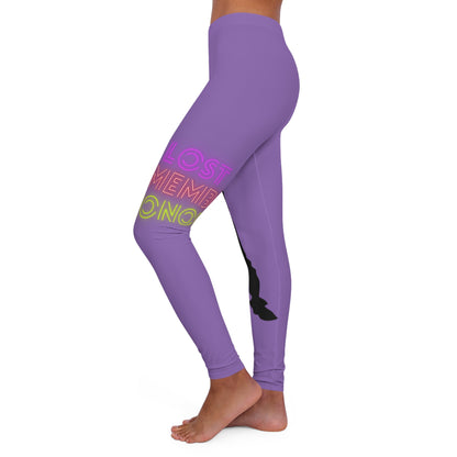 Women's Spandex Leggings: Dance Lite Purple