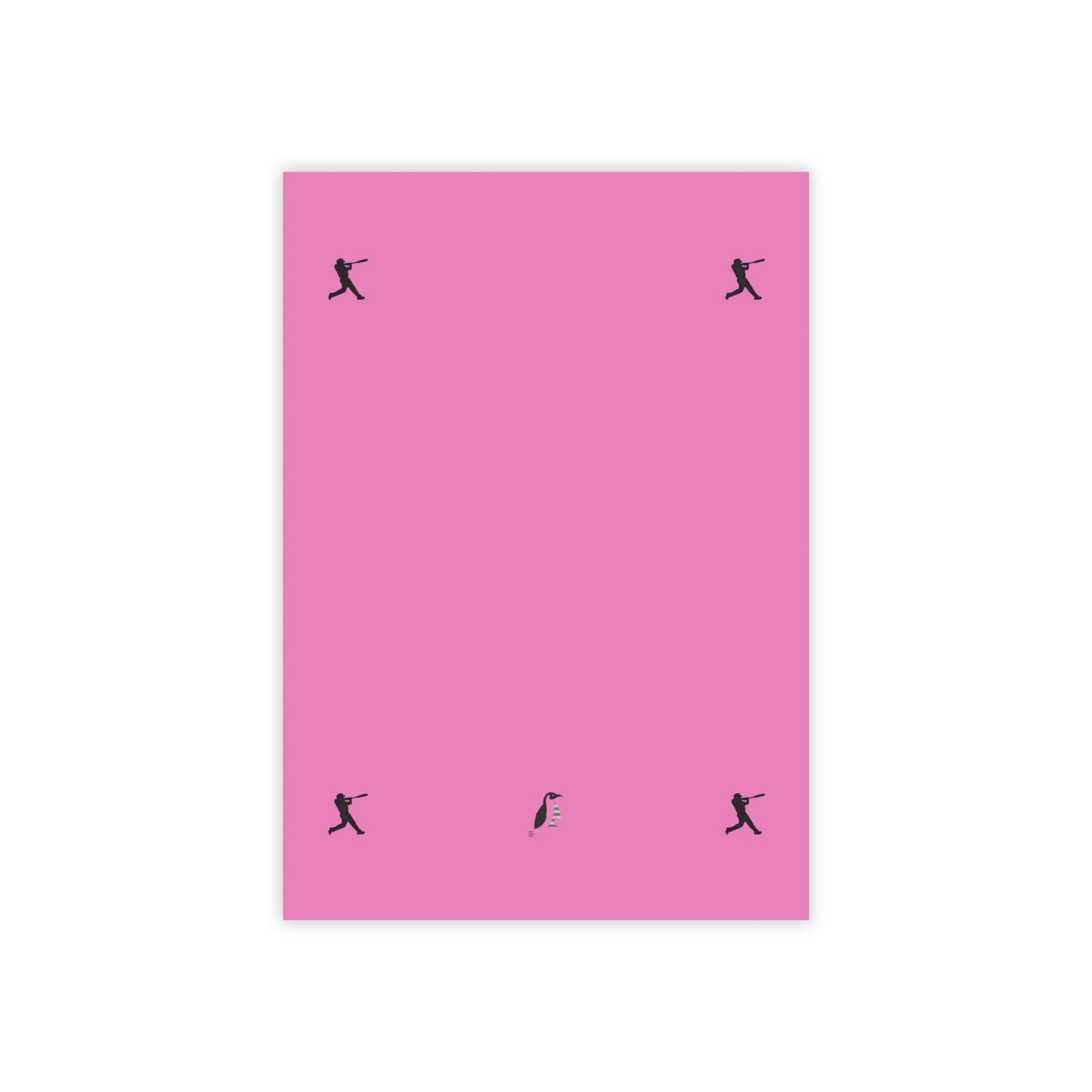 Post-it® Note Pads: Baseball Lite Pink