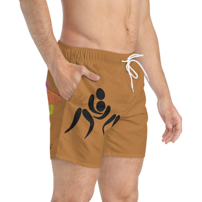 Swim Trunks: Wrestling Lite Brown