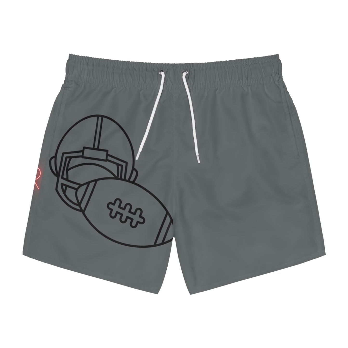 Swim Trunks: Football Dark Grey