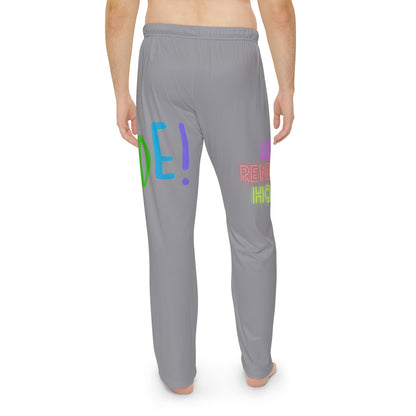 Men's Pajama Pants: LGBTQ Pride Grey