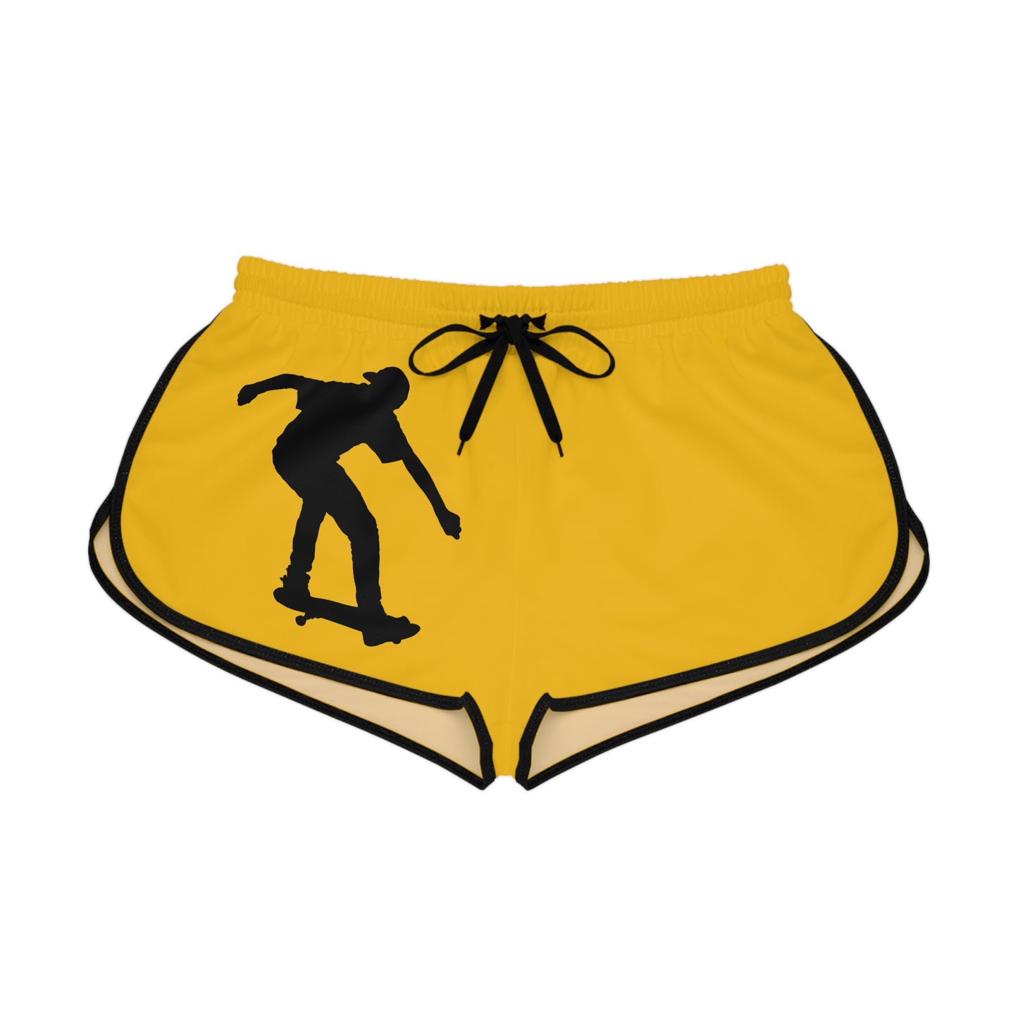 Women's Relaxed Shorts: Skateboarding Yellow