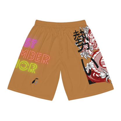 Basketball Shorts: Dragons Lite Brown