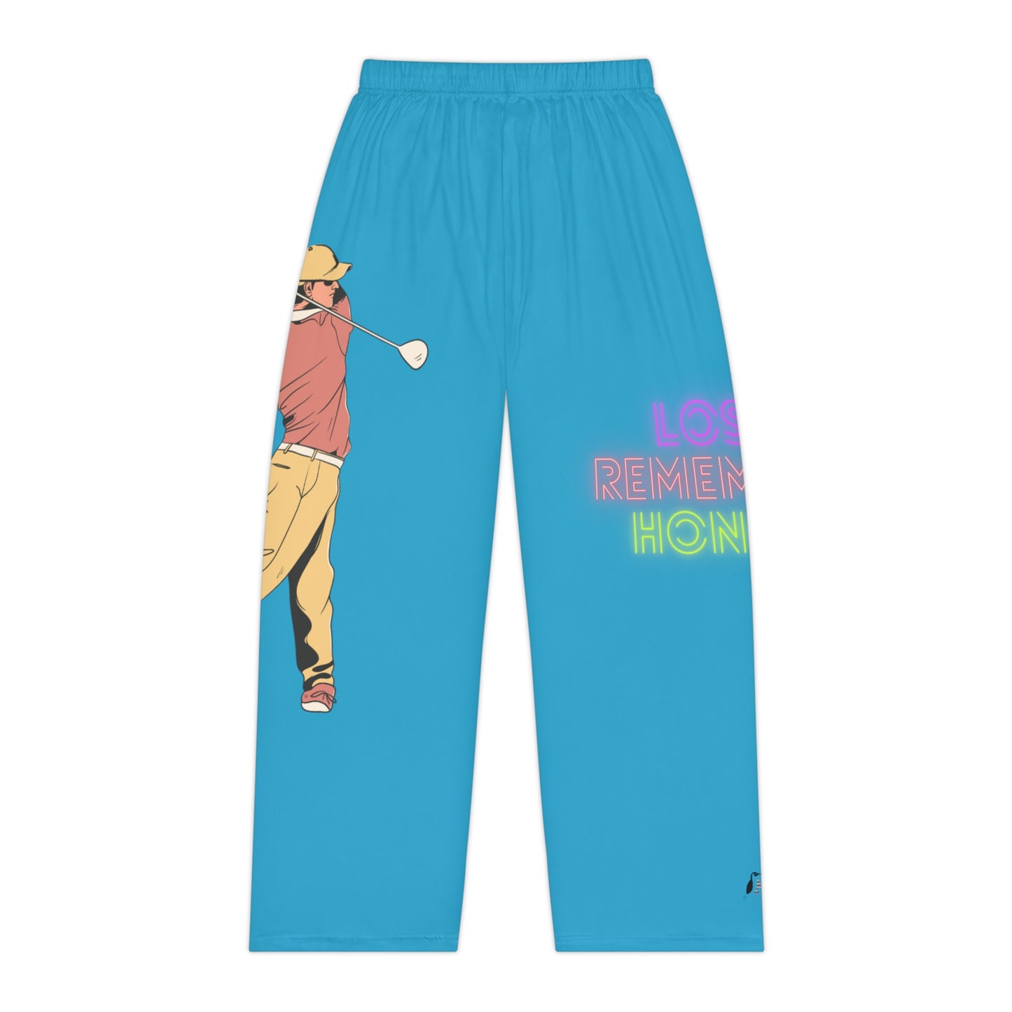 Pambabaeng Pajama Pantalon: Golf Turquoise