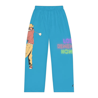 Pambabaeng Pajama Pantalon: Golf Turquoise