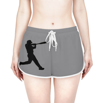 Women's Relaxed Shorts: Baseball Grey