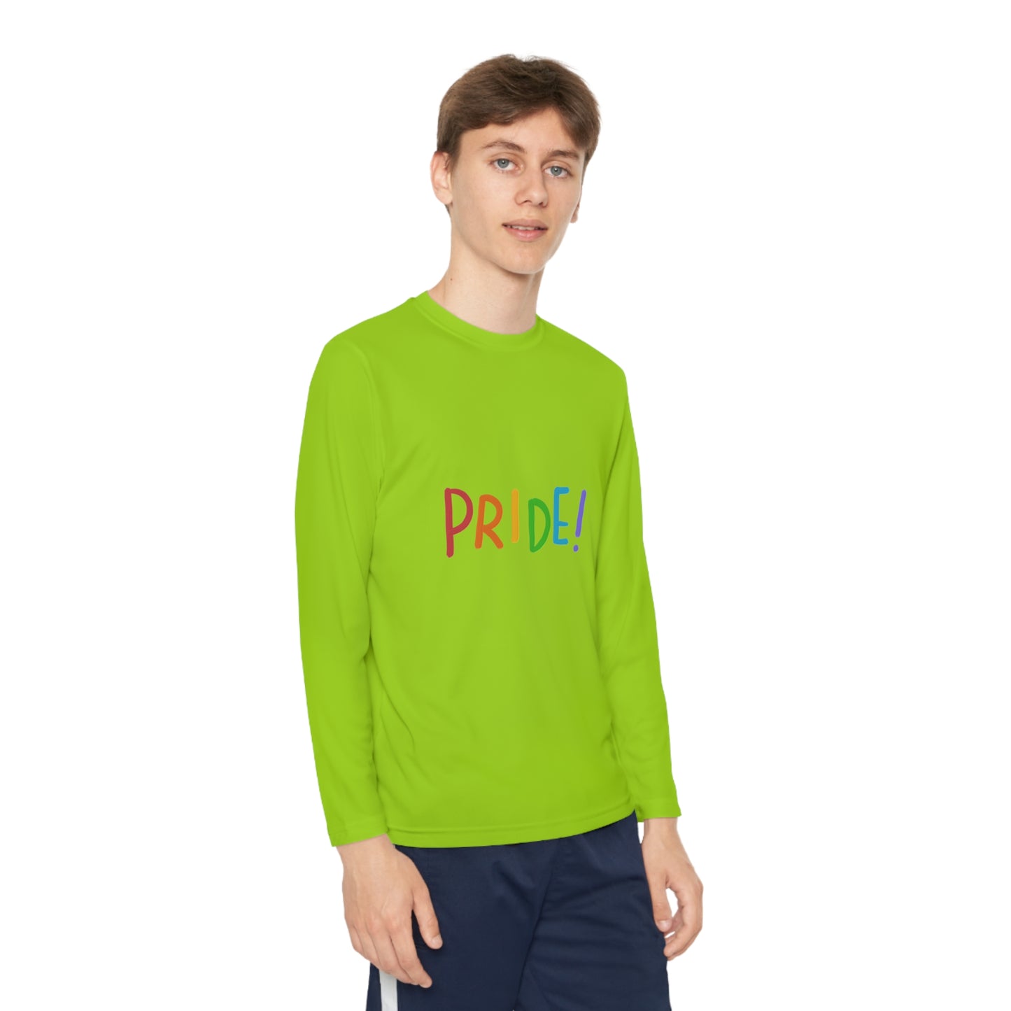 Youth Long Sleeve Competitor Tee: LGBTQ Pride