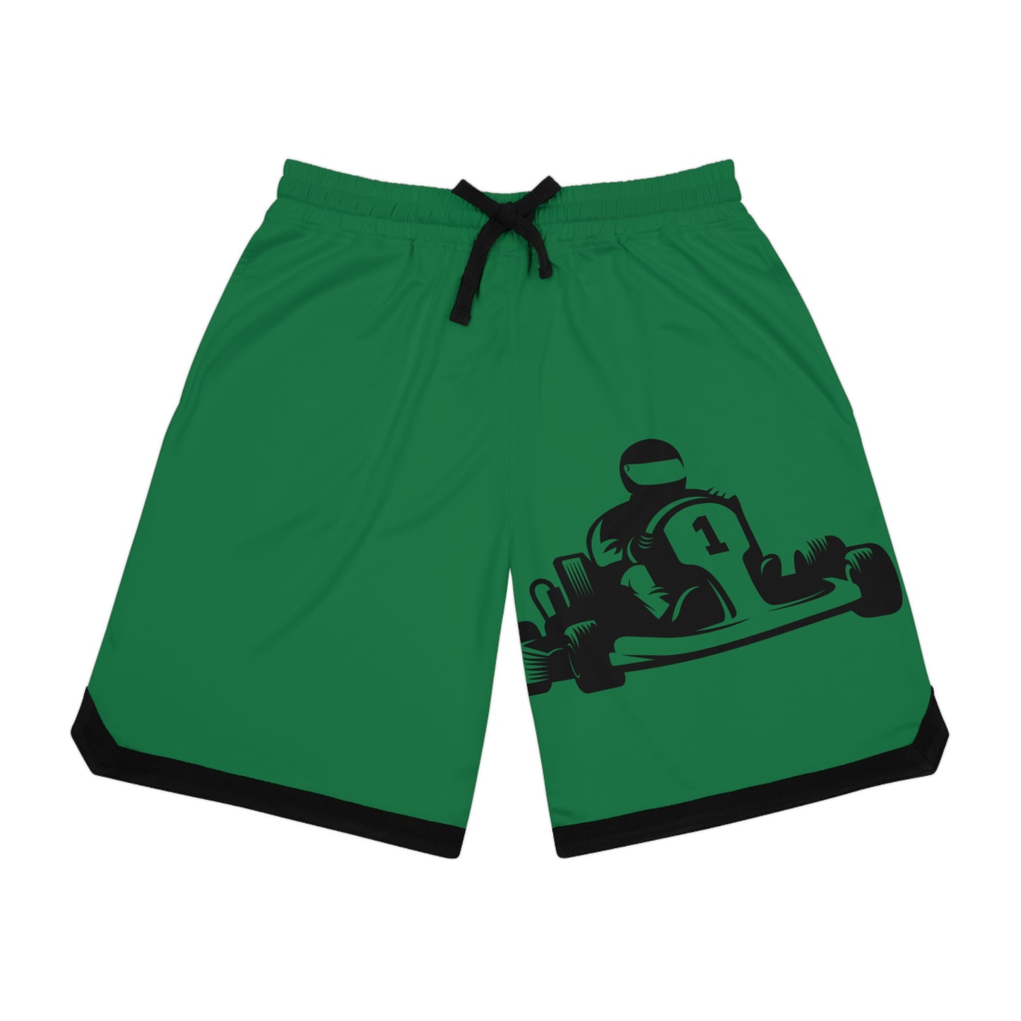 Basketball Rib Shorts: Racing Dark Green