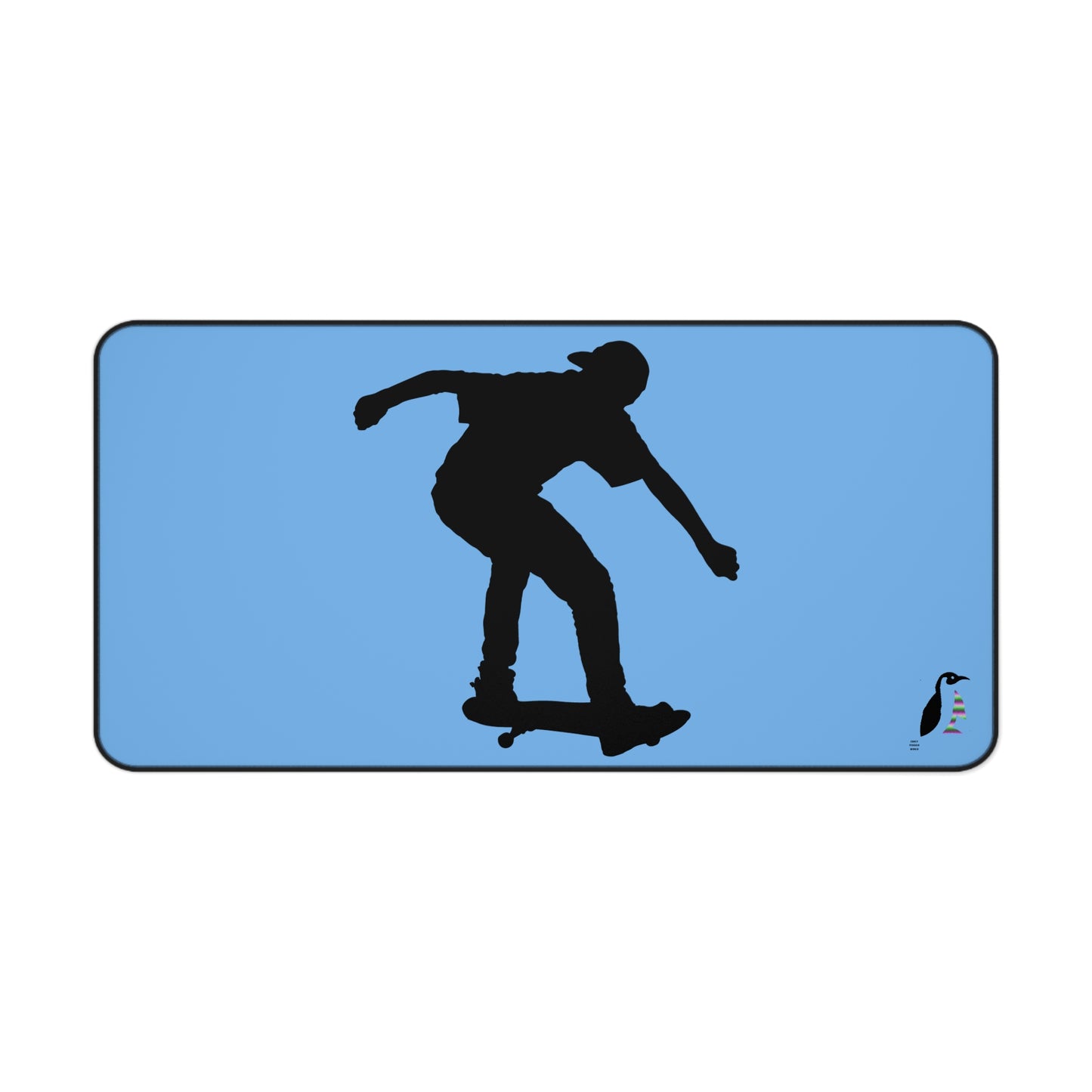 Desk Mat: Skateboarding Lite Blue