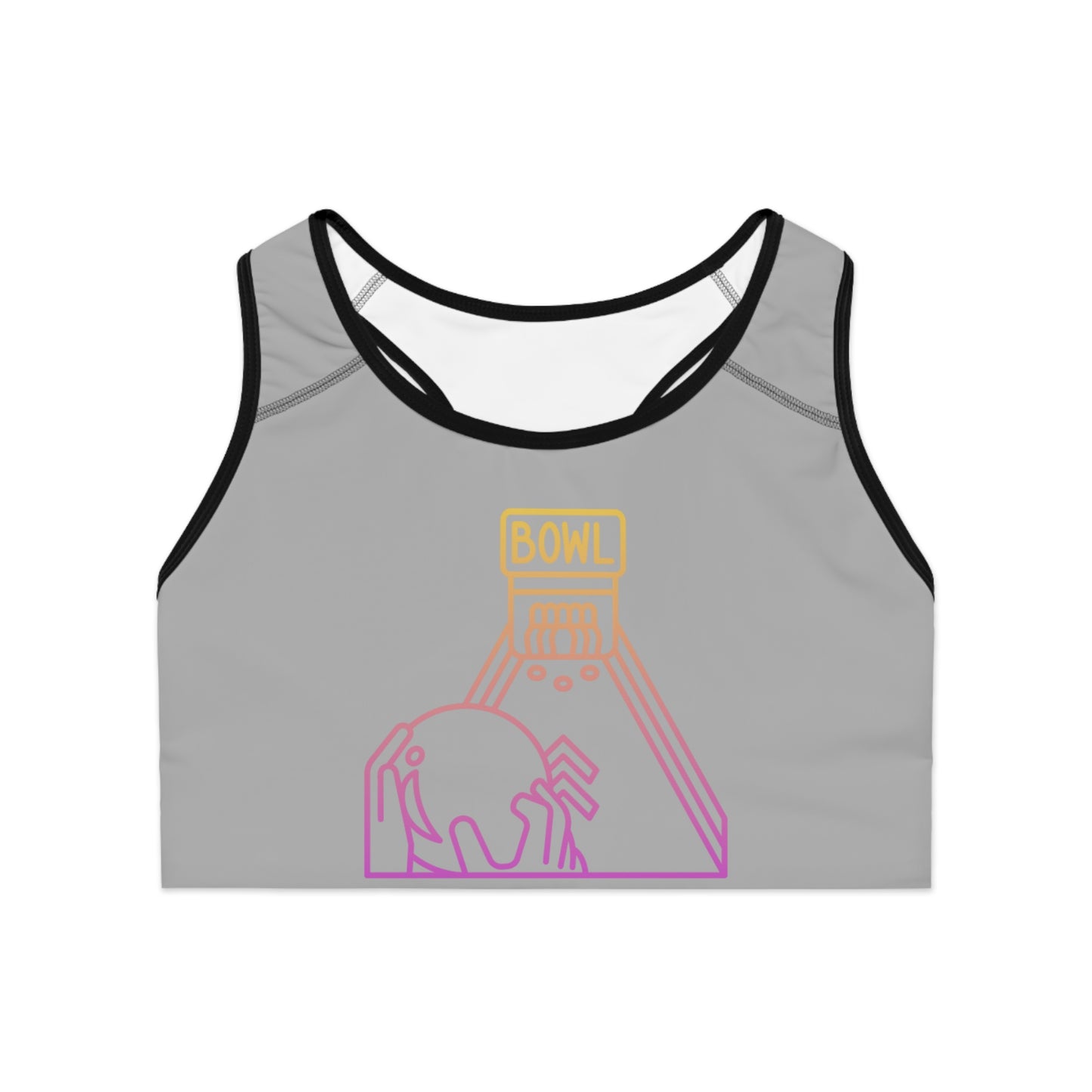 Sports Bra: Bowling Lite Grey