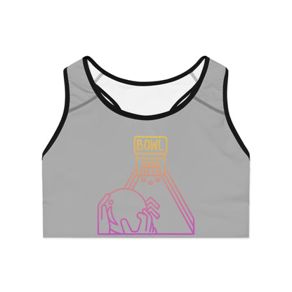 Sports Bra: Bowling Lite Grey