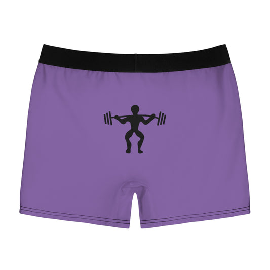 Men's Boxer Briefs: Weightlifting Lite Purple