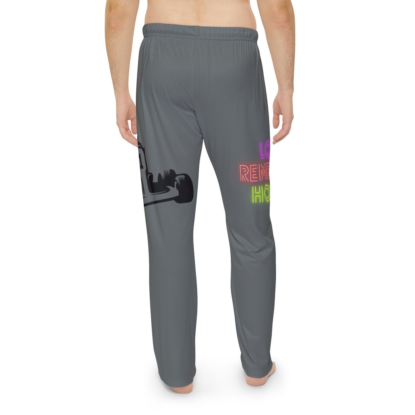 Men's Pajama Pants: Racing Dark Grey