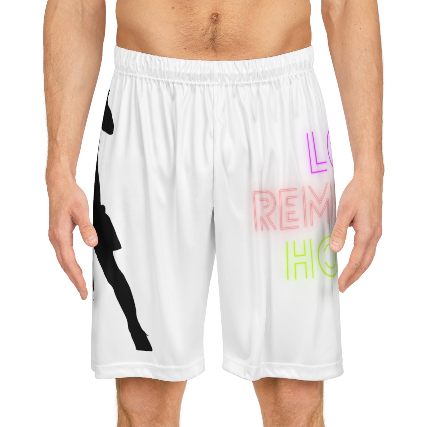 Basketball Shorts: Soccer White