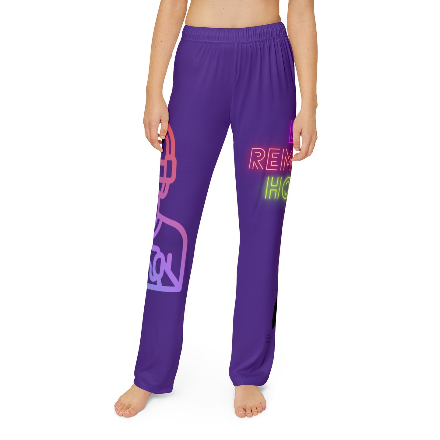 Kids Pajama Pants: Gaming Purple