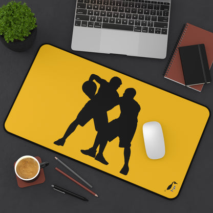 Desk Mat: Basketball Yellow