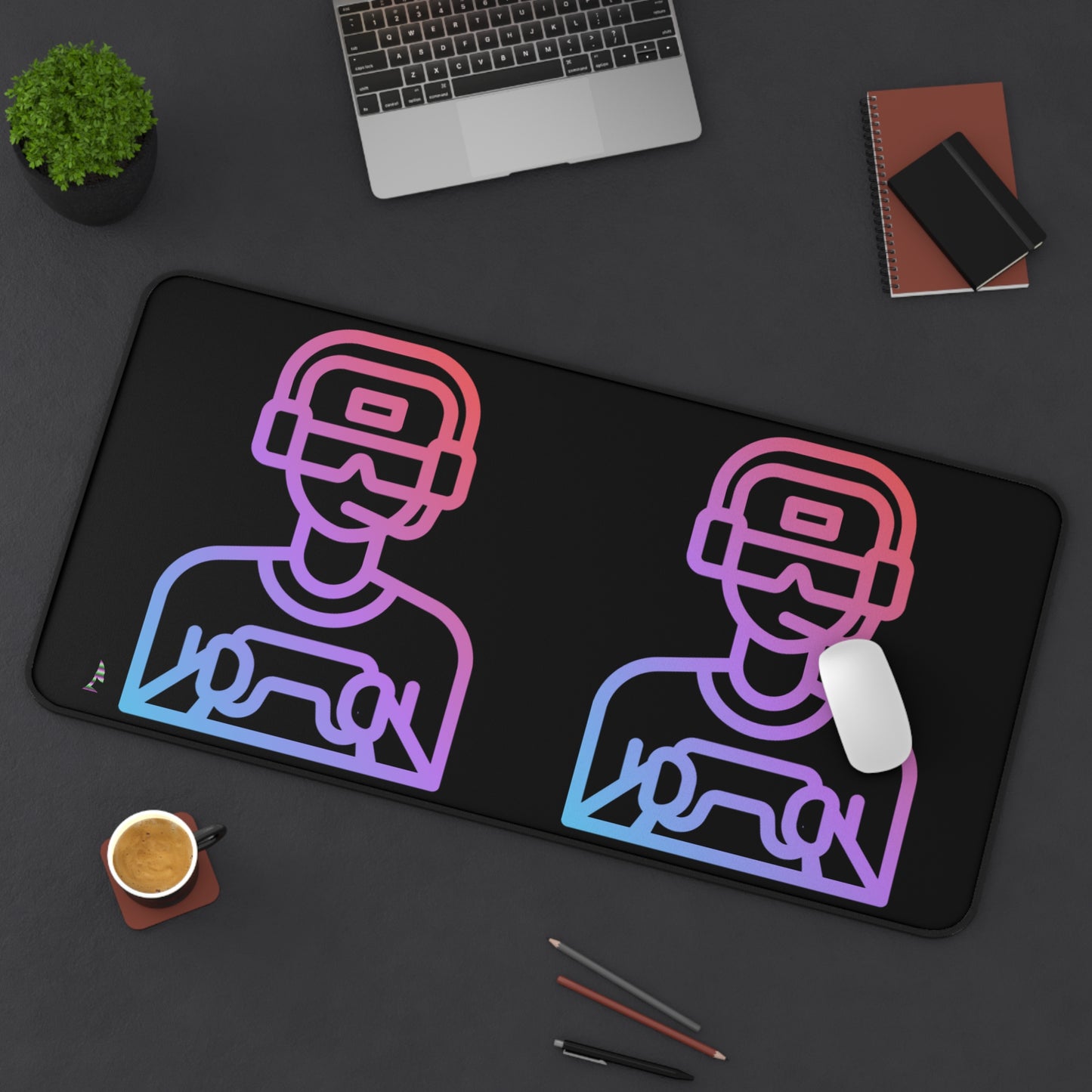 Desk Mat: Gaming Black